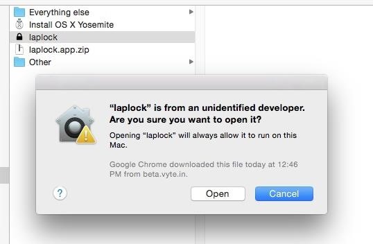 Mac os x install software from unidentified developer